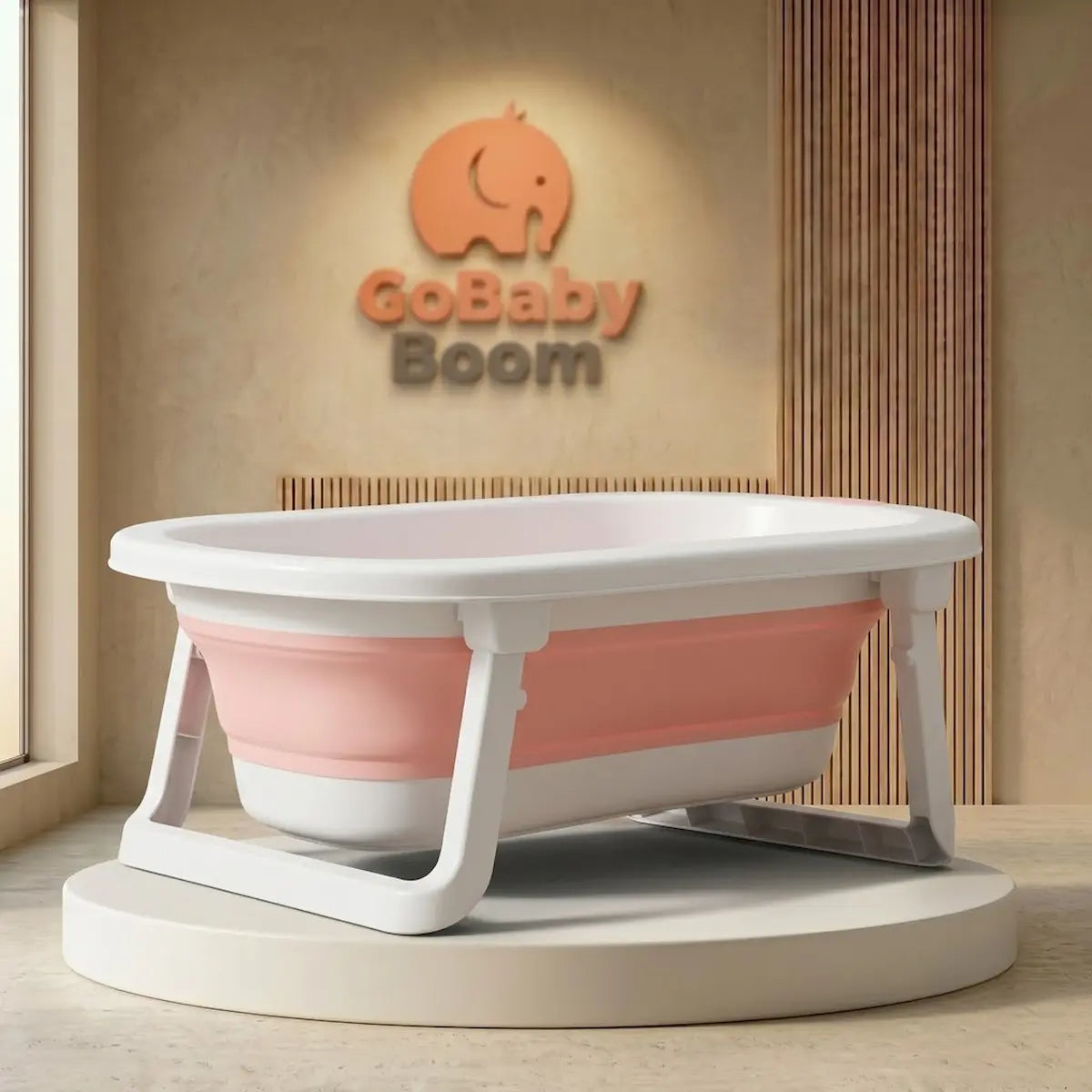 Tina Bañera Plegable Essential - Práctica, Segura y Espaciosa | GoBaby Boom