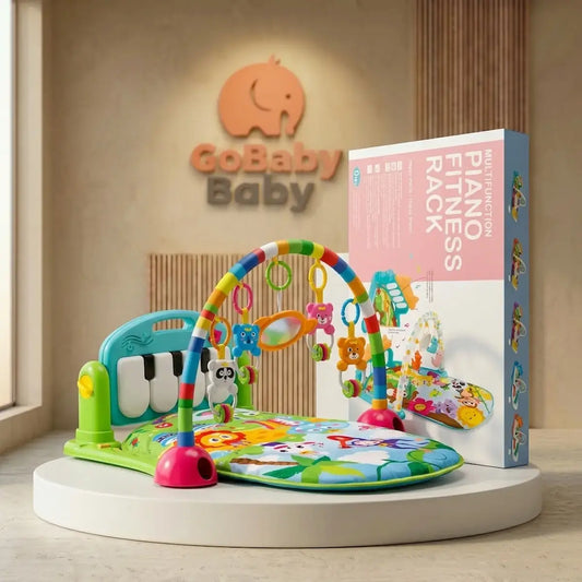 Gimnasio Musical Selva con Piano y Arco Arcoíris para Bebé – 2 Colores