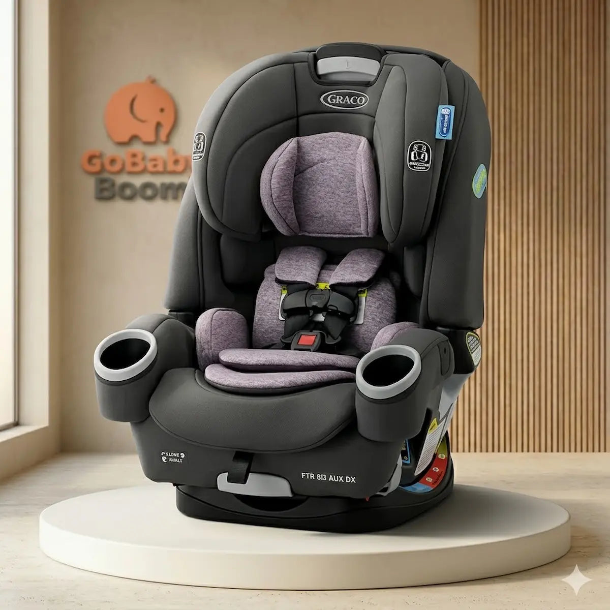 Silla de Auto Graco 4Ever DLX SnugLock 4-in-1 - 10 Años de Seguridad | GoBaby Boom