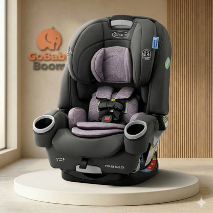 Silla de Auto Graco 4Ever DLX SnugLock 4-in-1 - 10 Años de Seguridad | GoBaby Boom