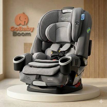 Silla de Auto Graco 4Ever DLX SnugLock 4-in-1 - 10 Años de Seguridad | GoBaby Boom