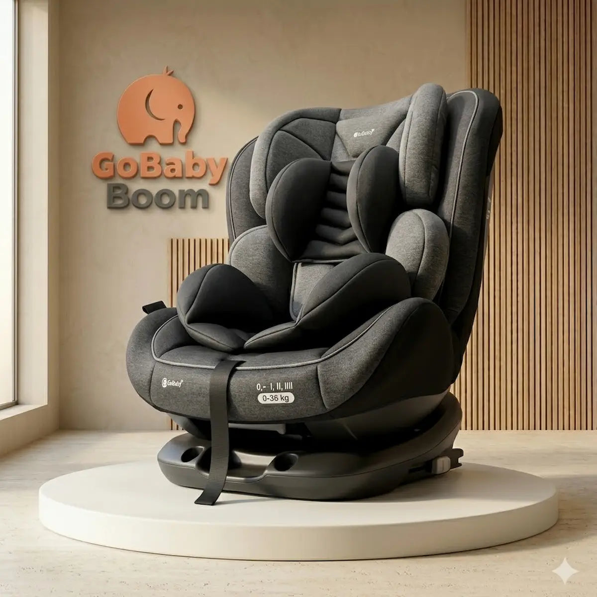 Silla de Carro Ebaby Ellis EB574 – Reclinable con Arnés de 5 Puntos