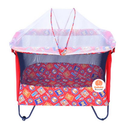 Corral Cuna Estampado Estilo Camping