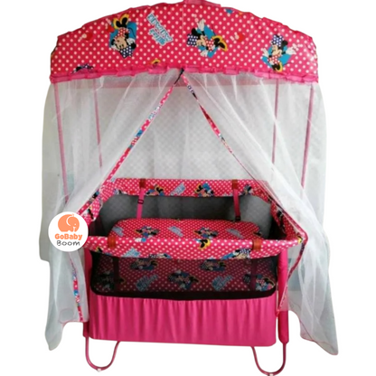 Corral Cuna Estampado Estilo Camping