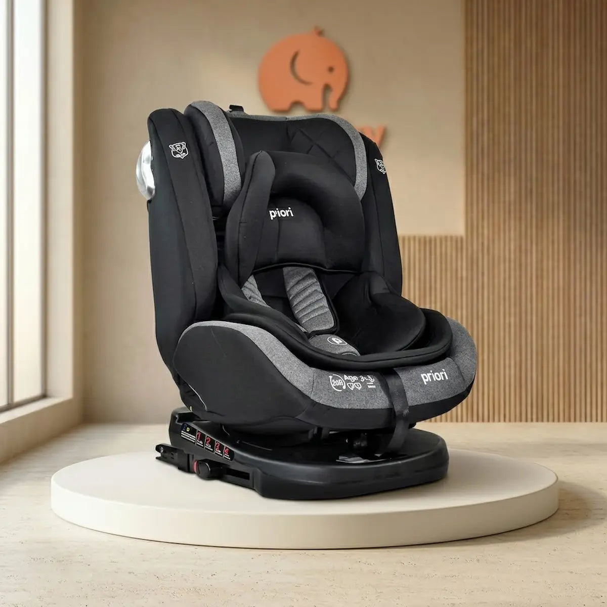 Silla de Carro Priori First Plus 360° con ISOFIX – Grupo 0/1/2/3