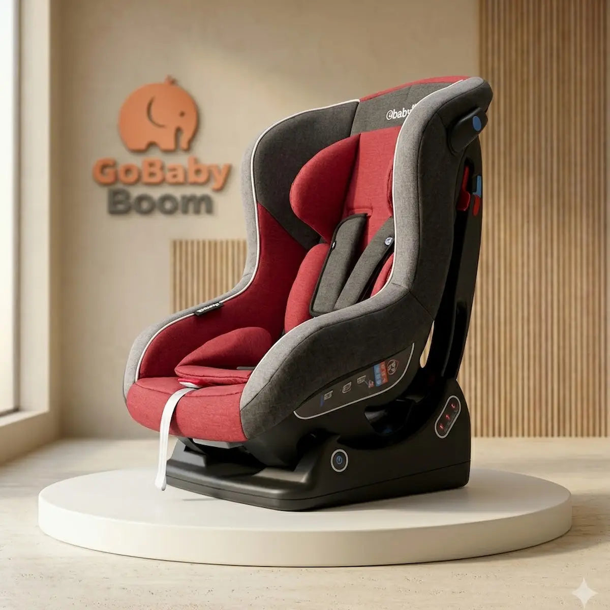 Silla de Auto para Bebé Khole GoBaby EB561-1 – Convertible, Reclinable y Ajustable
