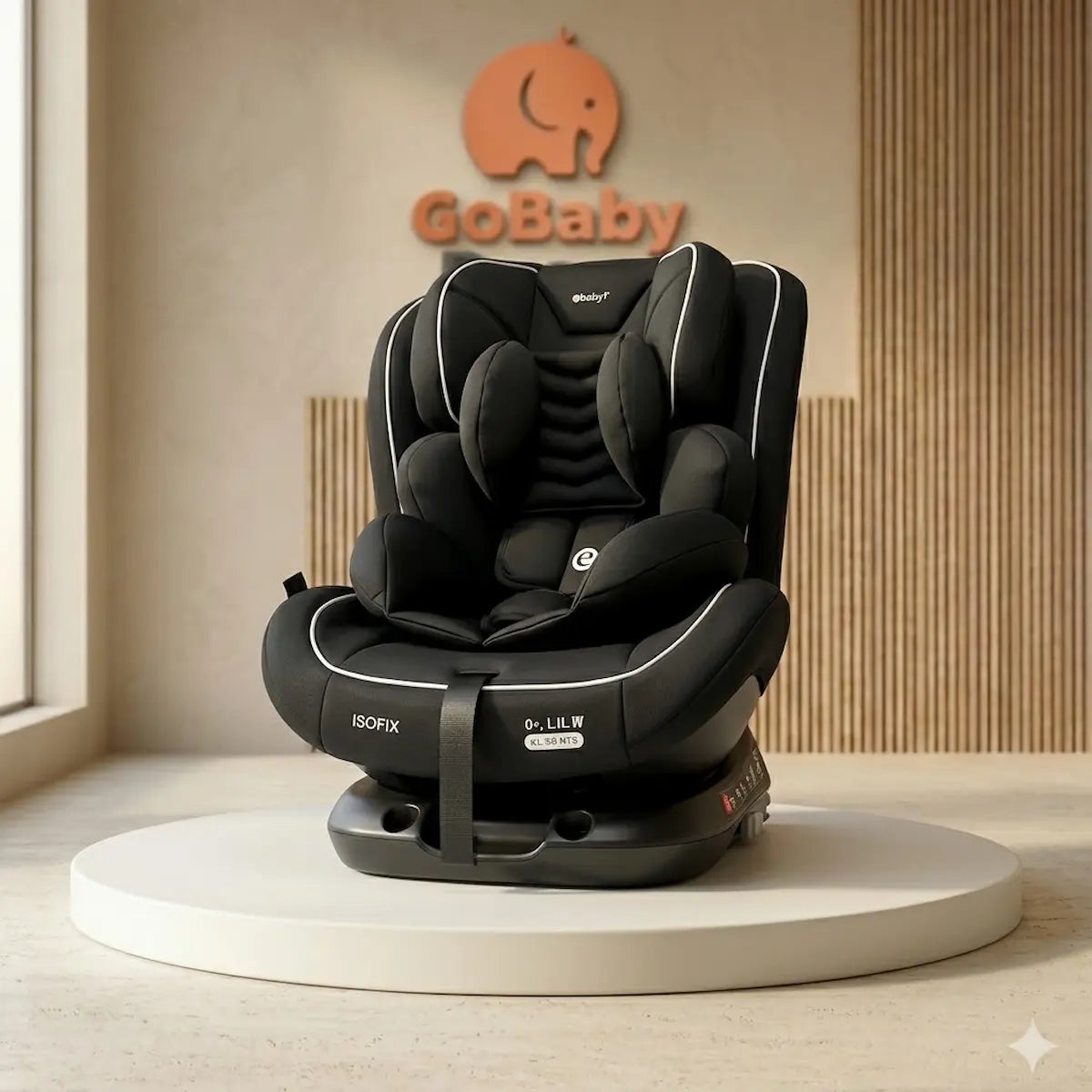 Silla de Carro Ebaby Ellis EB574 – Reclinable con Arnés de 5 Puntos