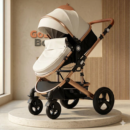 Combo Travel System Bunny 3 en 1: Coche Moisés, Silla de Carro y Paseador con Doble Amortiguación y Giro 180°