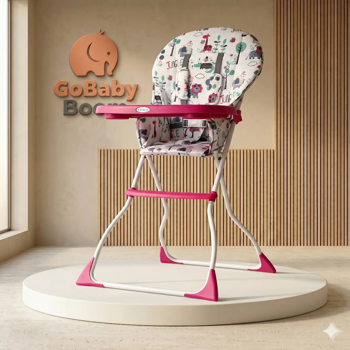 Comedor para Bebé Plegable - Alta Estabilidad y Confort | GoBaby Boom