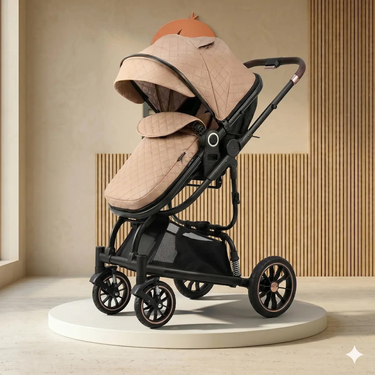 Coche Moisés Fox 2 en 1 "Suitcase Design": Ultra Compacto, Estructura de Aluminio y Llantas Sellomatic