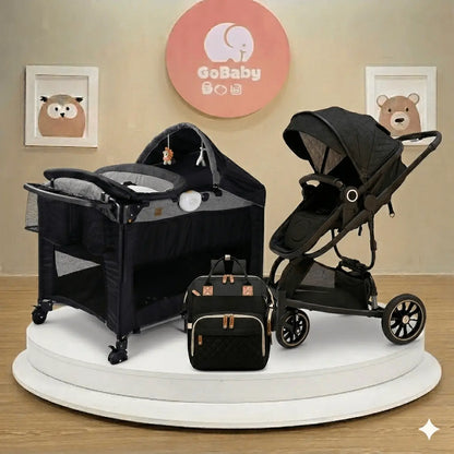 Combo Coche Moisés 4 en 1 Fox Premium + Pañalera - Maxibaby