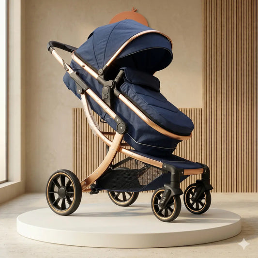 Coche Moisés Mike 2 en 1: Aluminio Aeroespacial, Plegado Ultra Compacto y Doble Amortiguación Premium