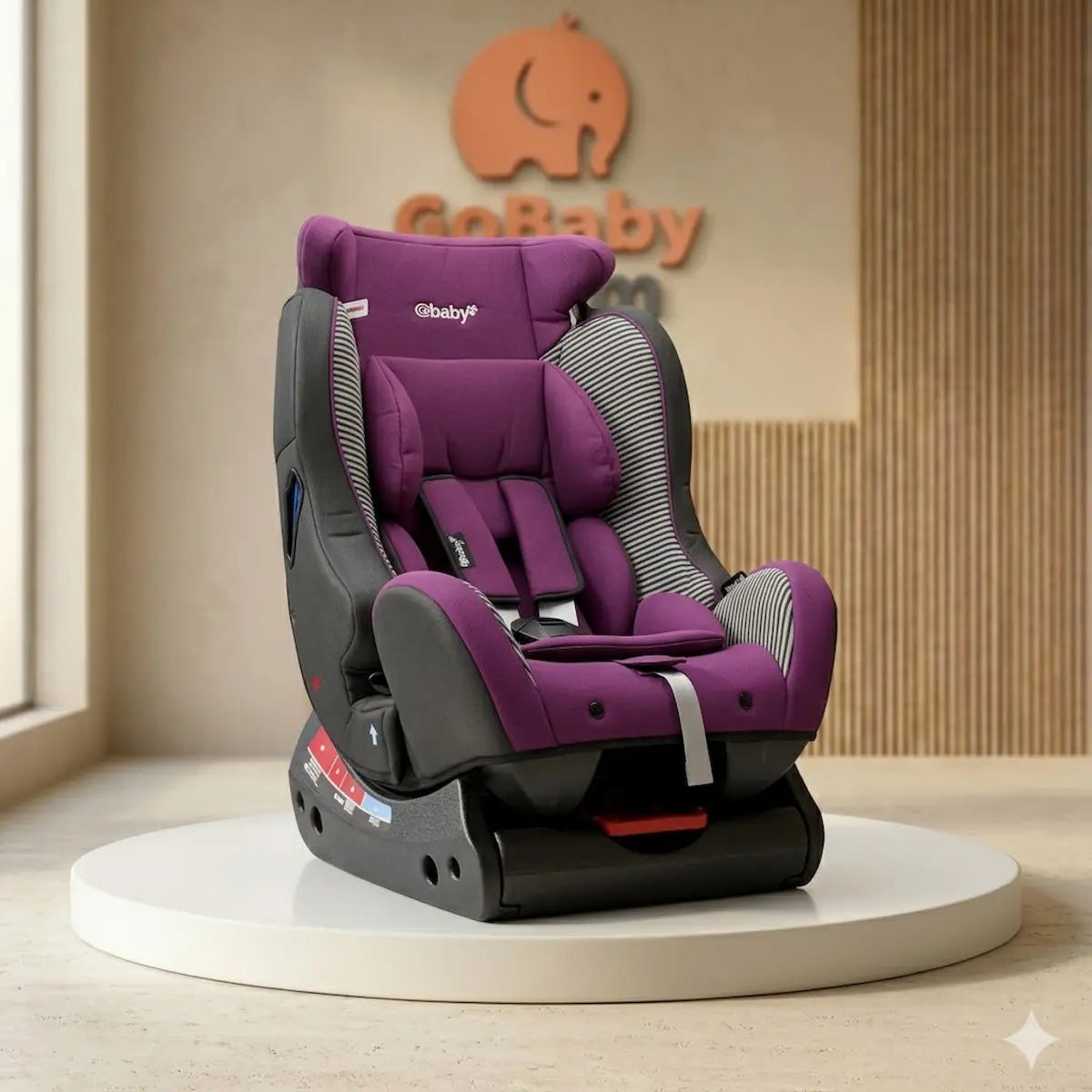 Silla de Auto para Bebé Bux Ebaby EB562-1 – Diseño Ergonómico con Panel de Seguridad Lateral