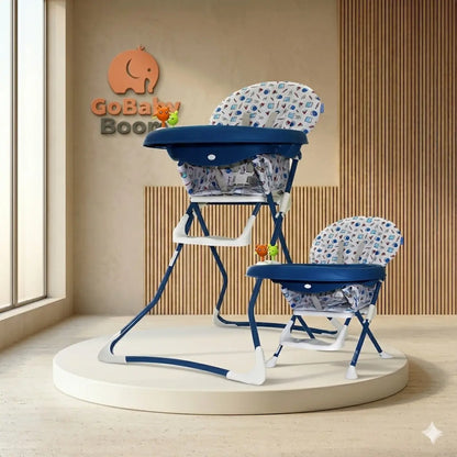 Silla Comedor para Bebé 2 en 1 - Plegable y Versátil | GoBaby Boom