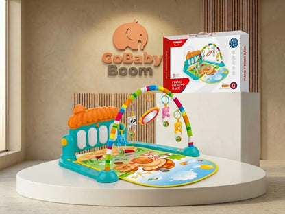 Gimnasio Musical para Bebé con Piano y Arco de Juguetes – 3 Colores
