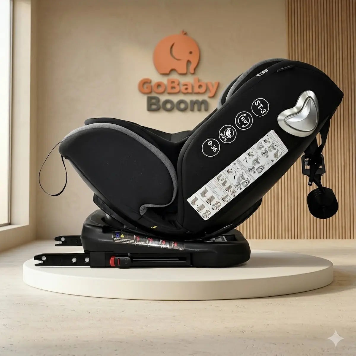 Silla de Carro Priori First Plus 360° con ISOFIX – Grupo 0/1/2/3