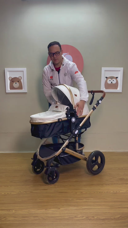 Coche Moises 3 en 1 Travel System Bunny