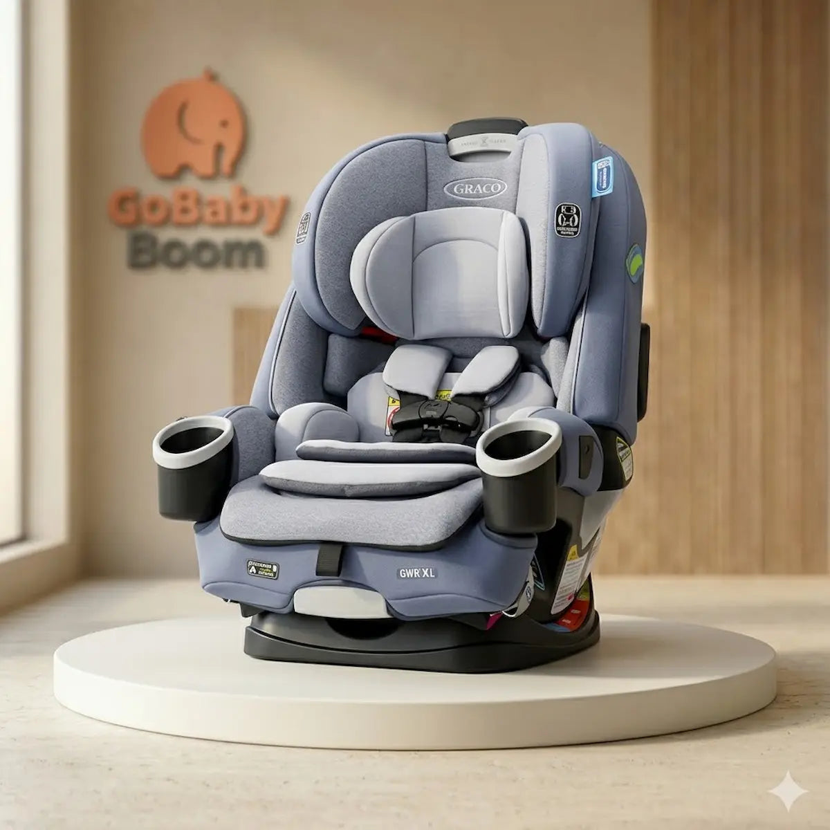 Silla de Auto Graco 4Ever DLX SnugLock 4-in-1 - 10 Años de Seguridad | GoBaby Boom